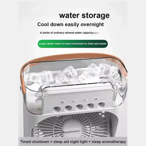 Portable Air Conditioner Fan | Led Night Light Water Mist