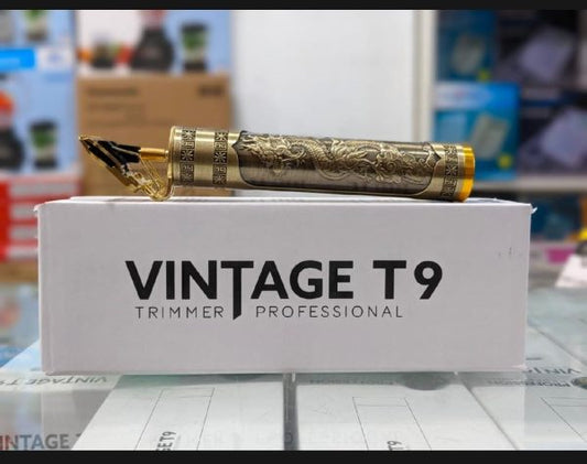 Sharp, Classic, Timeless – The Vintage T9 Trimmer, where precision meets nostalgia