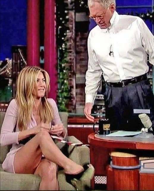 David Lettermans question that left Jennifer Aniston very uncomfortable!
