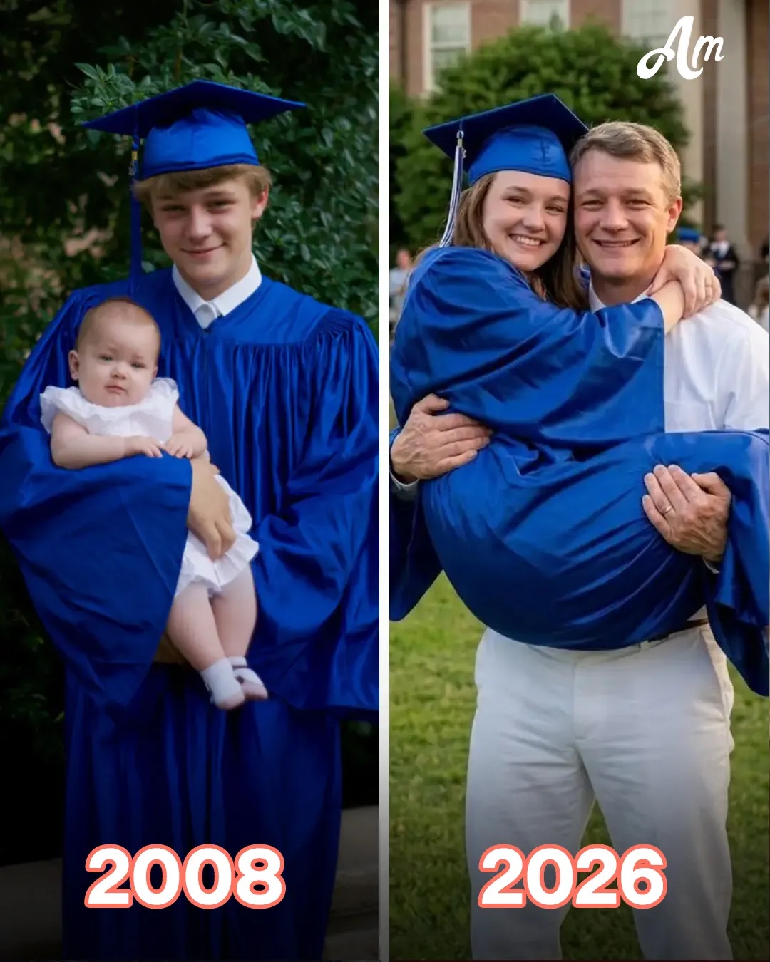 My Dad Raised Me Alone After My Birth Mother Left Me in His Bike Basket at 3 Months Old – 18 Years Later She Showed up at My Graduation