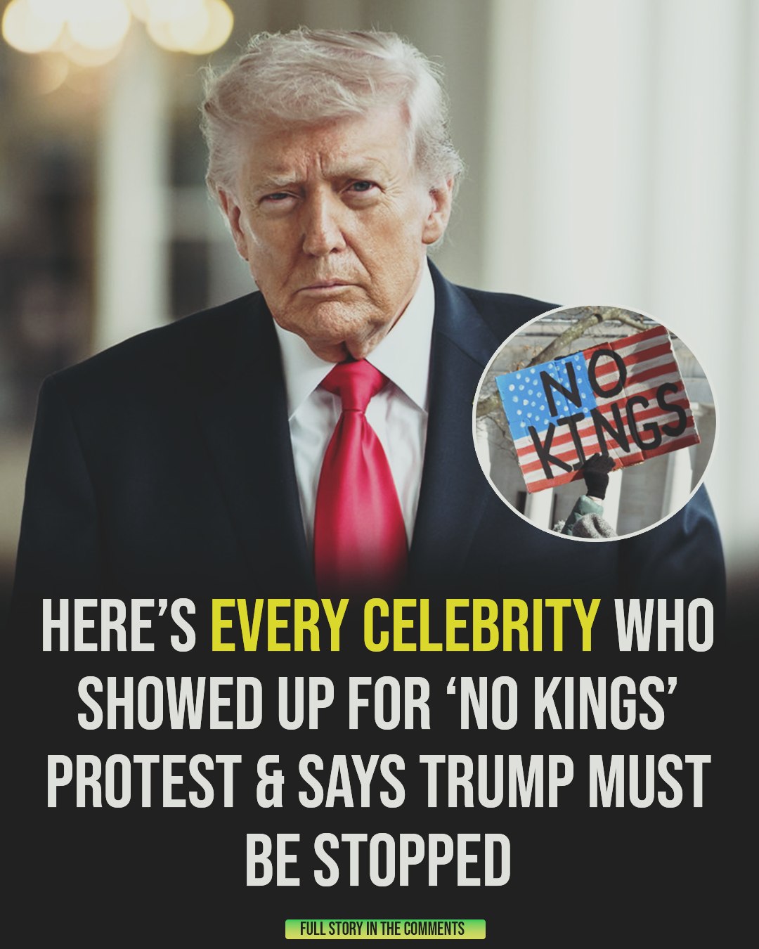 All the Celebrities Who Attended the ‘No Kings’ Protest