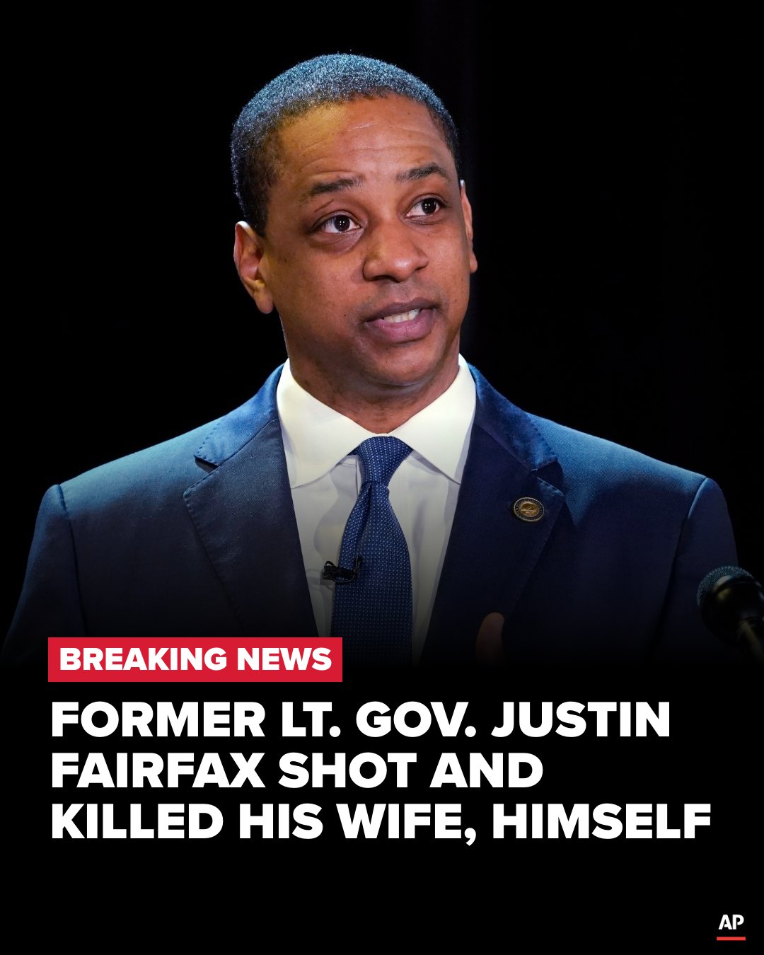 Former Lt. Gov. Justin Fairfax killed his wife and himself in Annandale, police confirm