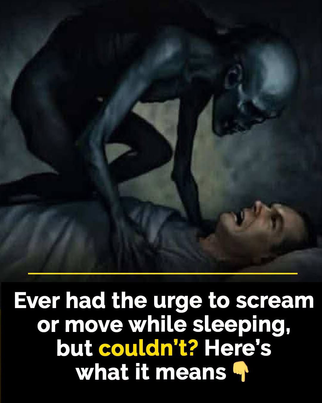 The strange, terrifying phenomenon of sleep paralysis