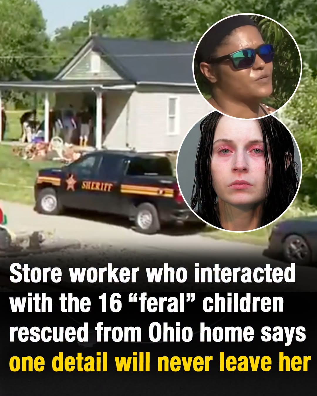 Store worker who interacted with the 16 children rescued from Ohio home says one detail will never leave her